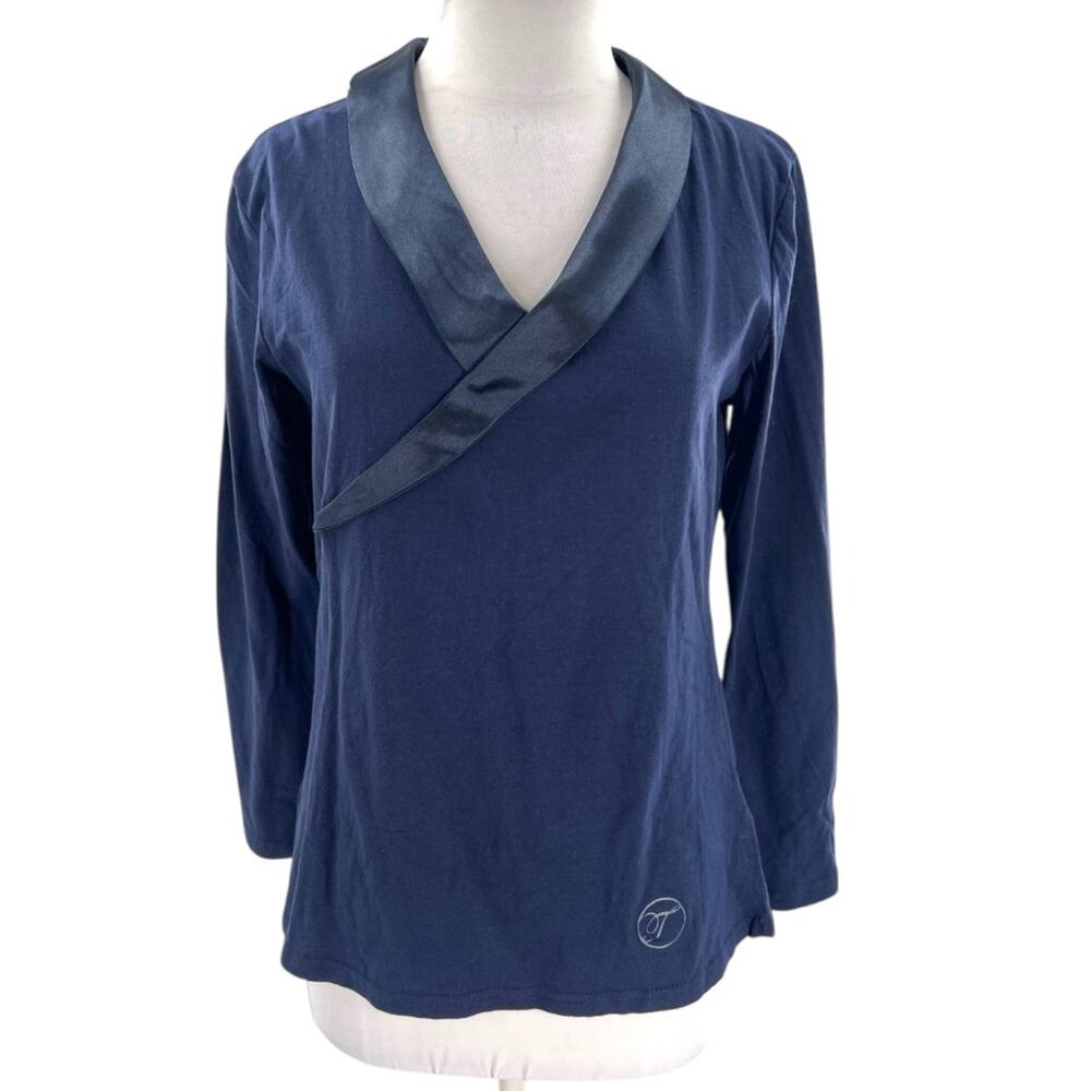 Temperly London loungewear Navy top sz S